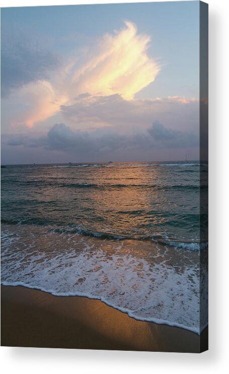 Maui Acrylic Print featuring the photograph Maui Sunset by Mark Miller