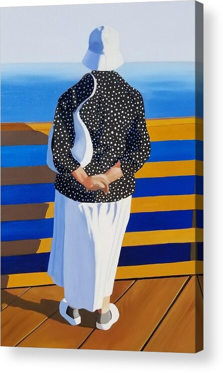 Figurative Acrylic Print featuring the painting Memories of the Sea by Karyn Robinson