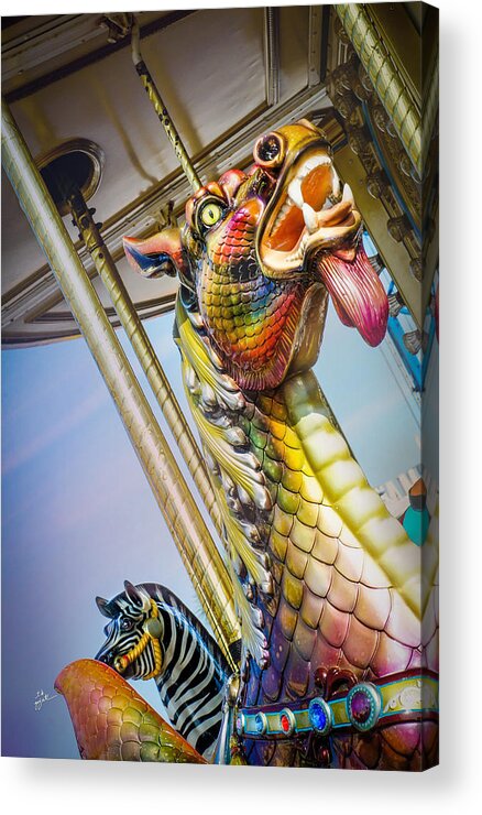 Merry Go Round Acrylic Print featuring the photograph Merry Dragon by TK Goforth
