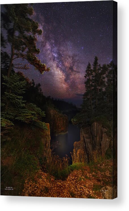 Milky Way Acrylic Print featuring the photograph Milky Way Rising Over The Raven's Roost by Dale J Martin