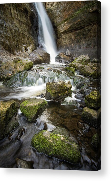  Acrylic Print featuring the photograph Miners Falls by Josh Eral
