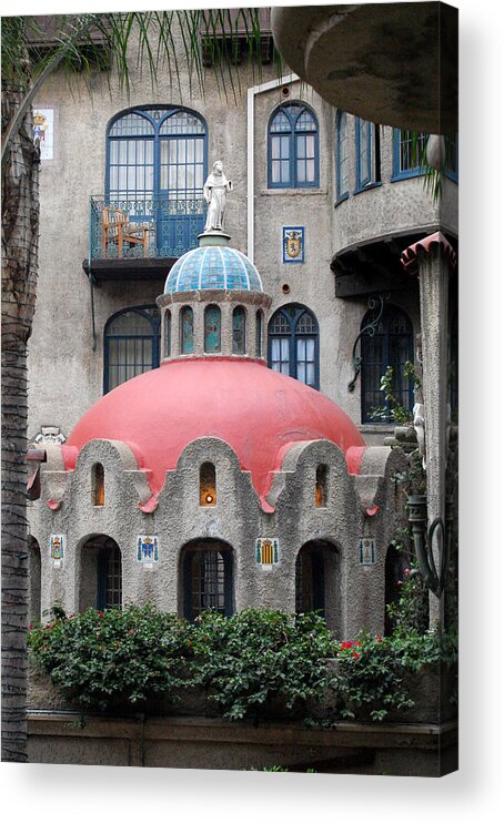 Mission Inn Acrylic Print featuring the photograph Mission Inn 2 by Amy Fose