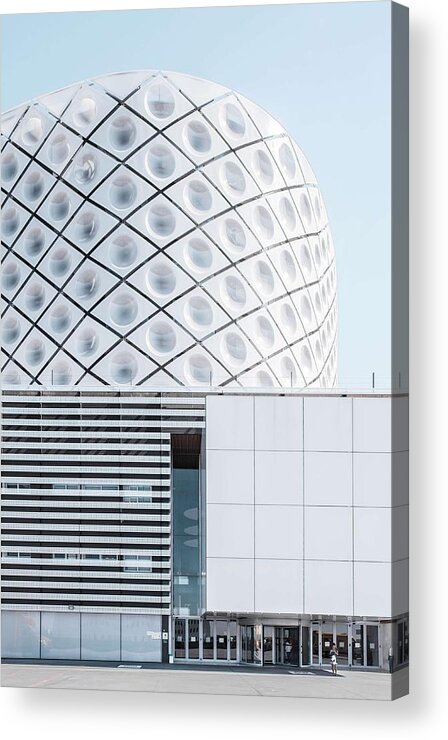 Architecture Acrylic Print featuring the painting Modern Architectural Building Series - 31 by Celestial Images