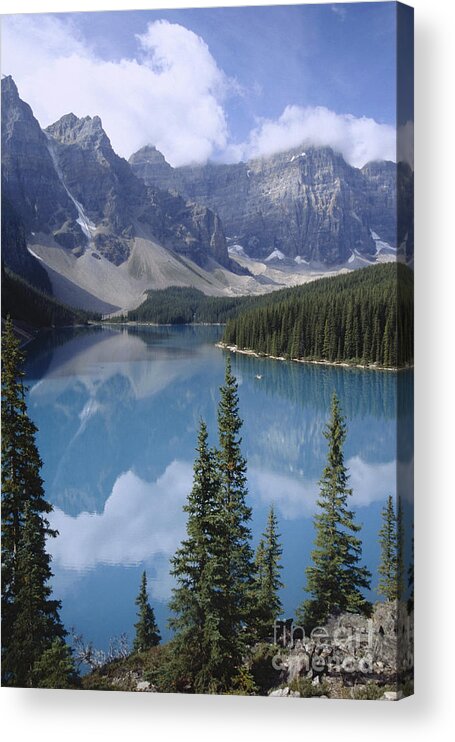 Canada Acrylic Print featuring the photograph Moraine Lake Canada by Rudi Prott