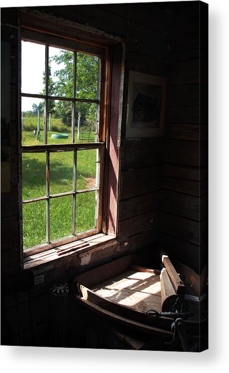 Old Window Acrylic Print featuring the photograph Morning Light by Joanne Coyle