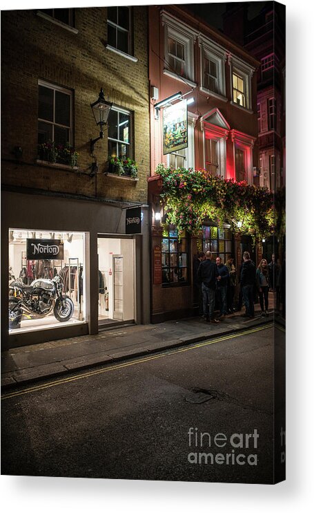 Motorcycle Acrylic Print featuring the photograph Motorcycle Dreams by Mike Reid