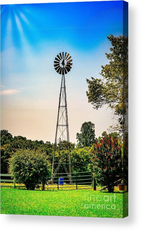 Farm Life Acrylic Print featuring the photograph Mountains #1 by Buddy Morrison