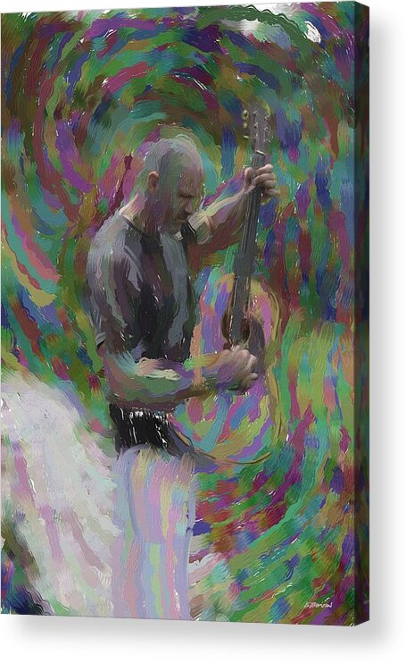 Music Acrylic Print featuring the painting Music Man by Ben Thompson