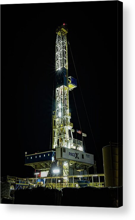Drilling Rig Acrylic Print featuring the photograph Nabors X09 by Jonas Wingfield