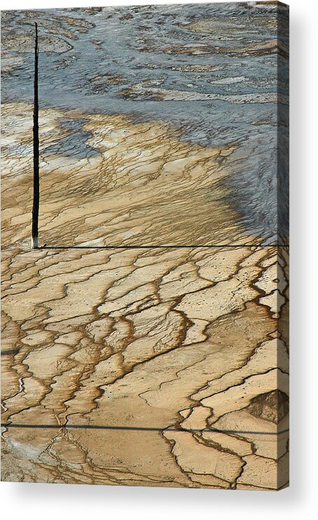 Yellowstone National Park Acrylic Print featuring the photograph Near Grand Prismatic by Bruce Gourley