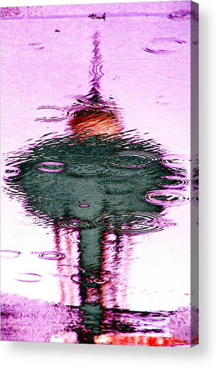Seattle Acrylic Print featuring the photograph Needle in a Raindrop Stack 2 by Tim Allen
