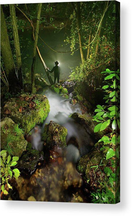 Water Acrylic Print featuring the photograph Night Adventure by Robert Charity