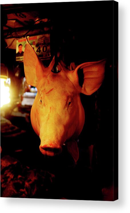 Cavite Acrylic Print featuring the photograph No Warm Glow Here by Jez C Self
