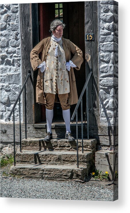 Nova Scotia Acrylic Print featuring the photograph Noble Men 18th century. by Patrick Boening