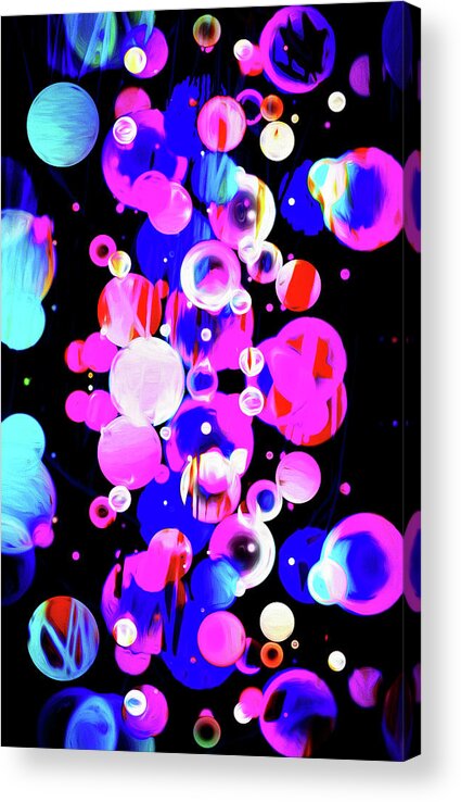 Abstract Acrylic Print featuring the photograph Nova 2.0 by James Bethanis