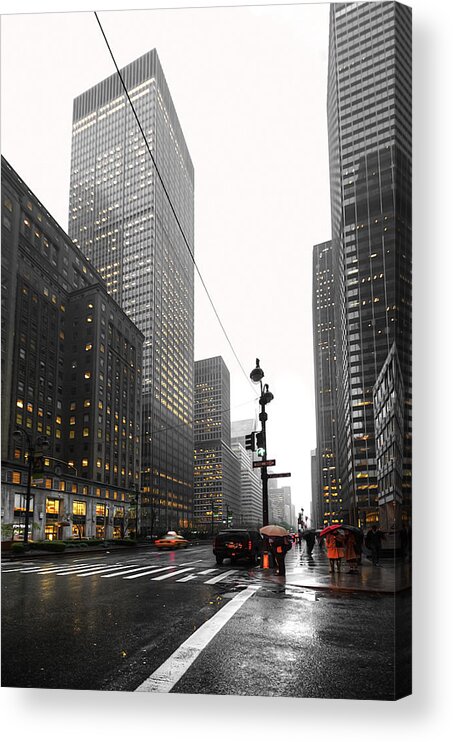 Active Acrylic Print featuring the photograph Nyc044 by Svetlana Sewell