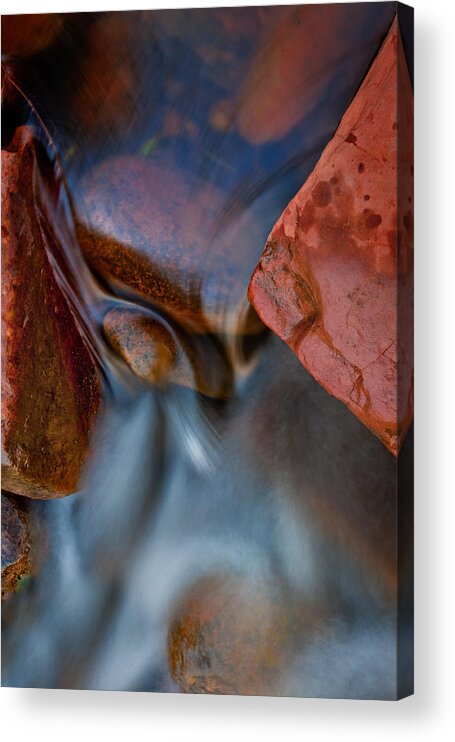 Red Rocks Acrylic Print featuring the photograph Oak Creek Squeeze by Bob Coates