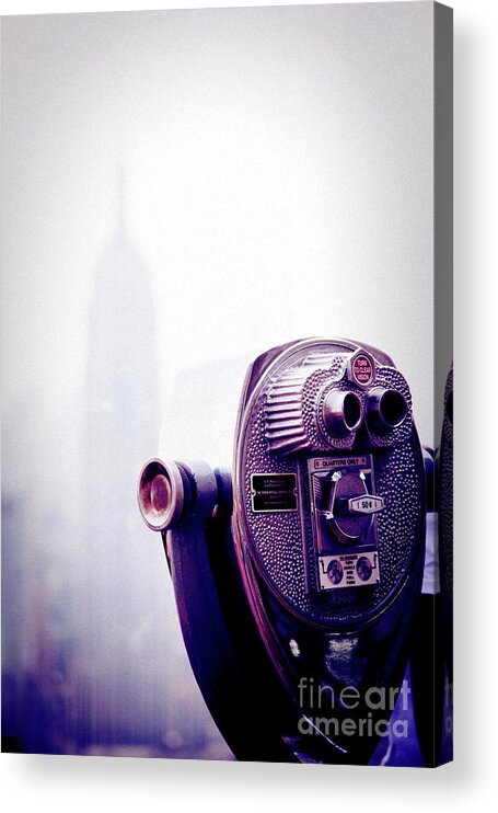 Empire State Building Acrylic Print featuring the photograph Observation by RicharD Murphy
