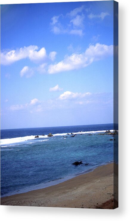 Okinawa Acrylic Print featuring the photograph Okinawa Beach 7 by Curtis J Neeley Jr