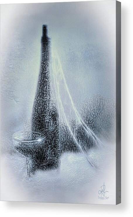 Wine Acrylic Print featuring the photograph Old Ice Wine by Pennie McCracken
