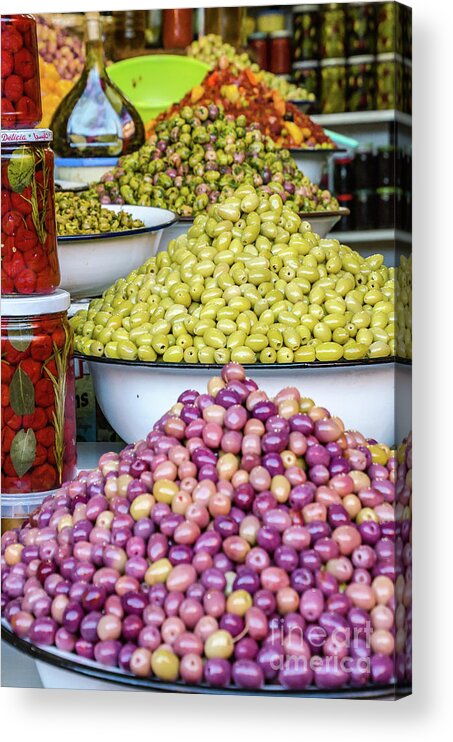 Morocco Acrylic Print featuring the photograph Olives for sale by Pat Lucas