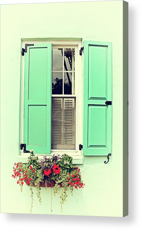 One Side Open Acrylic Print featuring the photograph One Side Open by Karol Livote