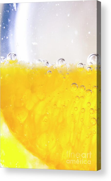 Cocktail Acrylic Print featuring the photograph Orange cocktail glass by Jorgo Photography