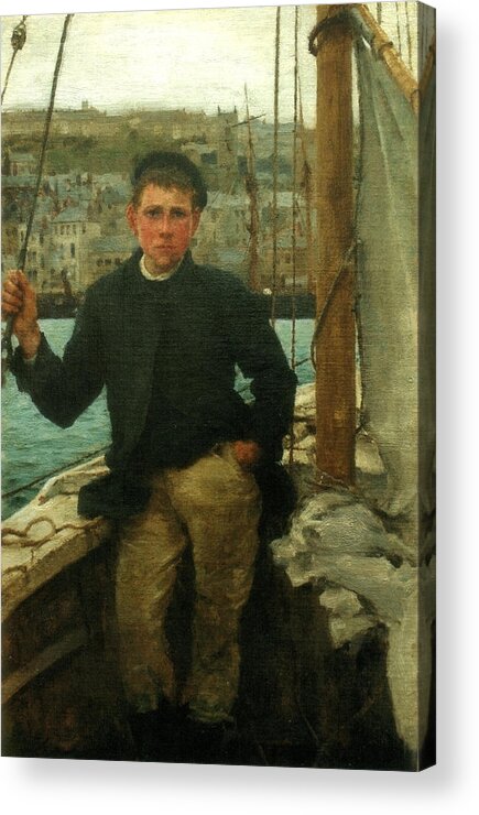 Jack Acrylic Print featuring the painting Our Jack by Henry Scott Tuke