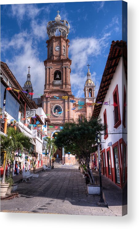 Arcos Acrylic Print featuring the photograph Our Lady of Guadalupe by Paul LeSage