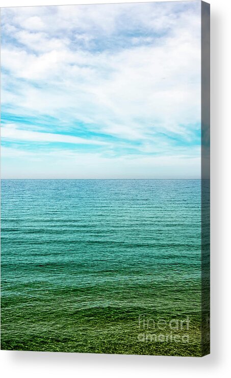 Sea Acrylic Print featuring the photograph Over the sea to sky by Antony McAulay