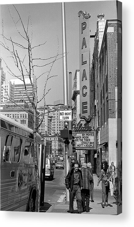 Providence Acrylic Print featuring the photograph Palace Theatre, 1974 by Jeremy Butler