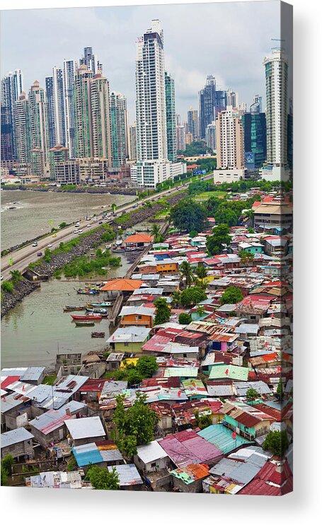 Cityscape Acrylic Print featuring the photograph Panama City by Iris Greenwell