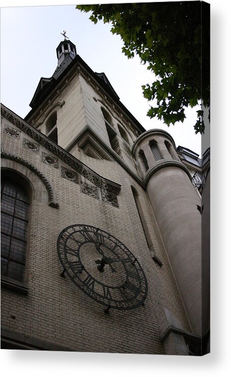 Paris Architecture Acrylic Print featuring the photograph Paris Church by Jennifer McDuffie