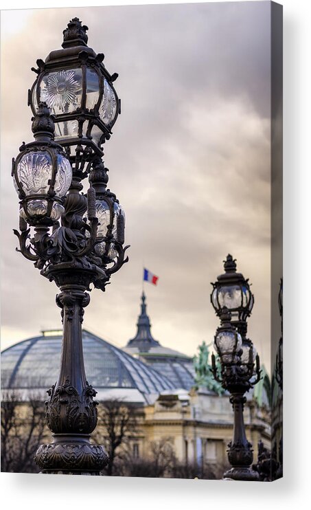 Paris Acrylic Print featuring the photograph Parisian Skies by Pablo Lopez