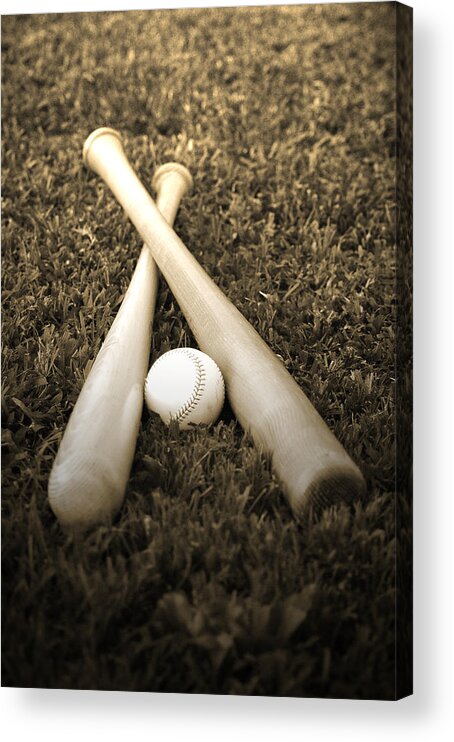 Baseball Acrylic Print featuring the photograph Pastime by Shawn Wood