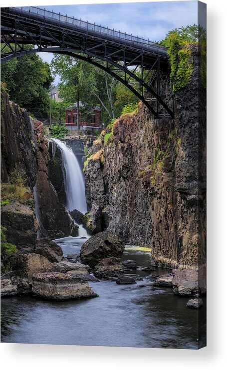 Great Falls Acrylic Print featuring the photograph Paterson Great Falls III by Susan Candelario