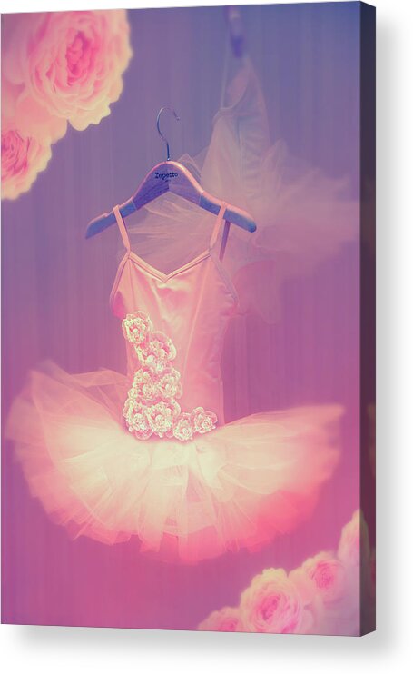 Tutu Acrylic Print featuring the photograph Petite Pirouette by Iryna Goodall
