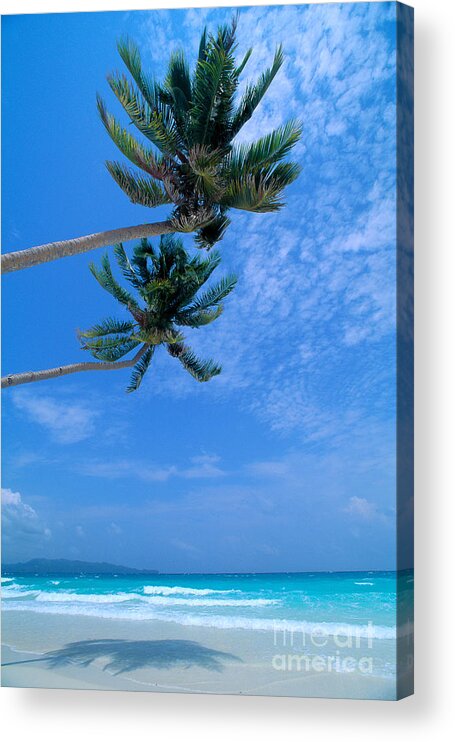 Aqua Acrylic Print featuring the photograph Philippines, Boracay Isla by William Waterfall - Printscapes