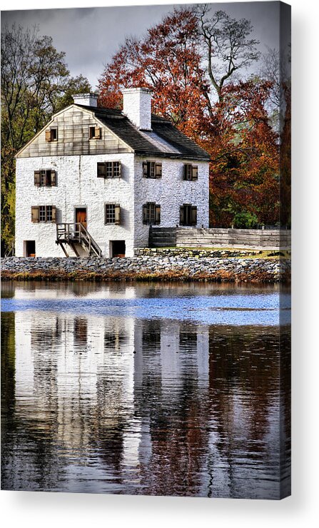 Philipsburg Manor House Acrylic Print featuring the photograph Philipsburg Manor by Cate Franklyn
