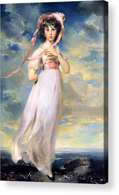 Pinkie Acrylic Print featuring the painting Pinkie by Thomas Lawrence