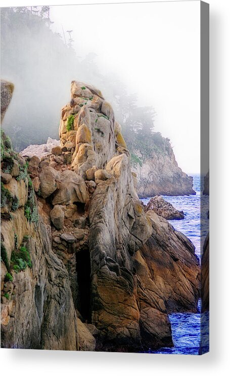 Photography Acrylic Print featuring the photograph Point Lobos in Fog by Terry Davis