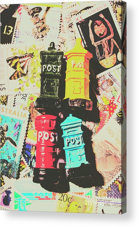 Pop Art Acrylic Print featuring the photograph Pop art in post by Jorgo Photography