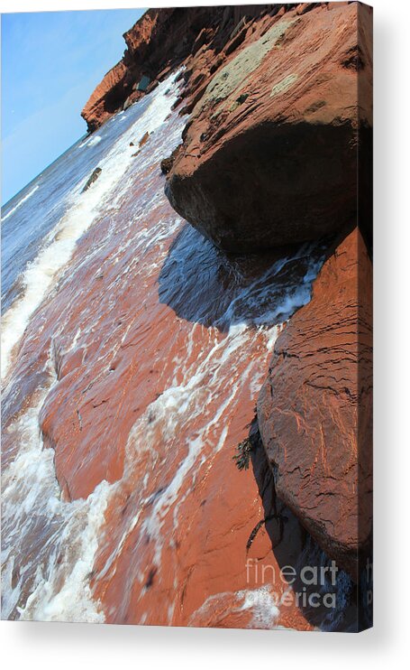 Prince Edward Island Acrylic Print featuring the photograph Prince Edward Island Ocean Shore #1 by Wilko van de Kamp Fine Photo Art