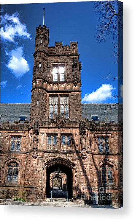 Princeton Acrylic Print featuring the photograph Princeton University East Pyne Hall by Olivier Le Queinec