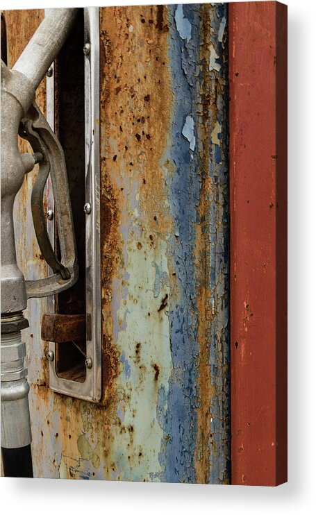 Gas Pump Acrylic Print featuring the photograph Pumped by Holly Ross