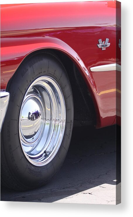Car Acrylic Print featuring the photograph Red classic by Jeff Floyd CA