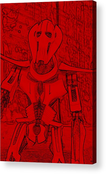  Acrylic Print featuring the photograph Red Grievous by Modern Art