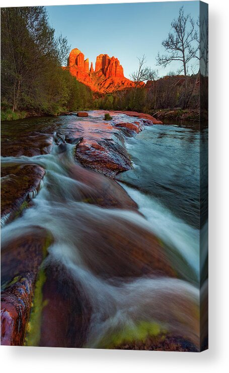 Sedona Acrylic Print featuring the photograph Red Rock Creek by Darren White