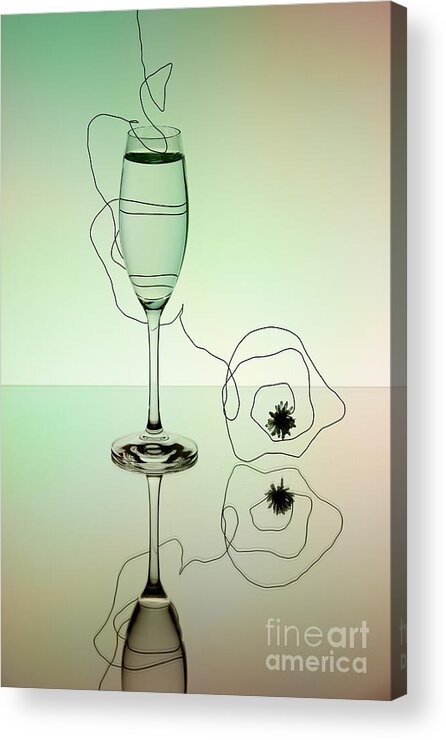 Glass Acrylic Print featuring the photograph Reflection by Nailia Schwarz