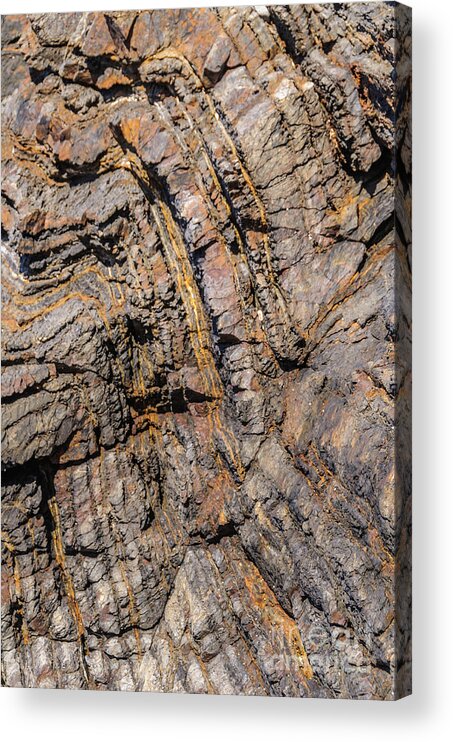 Rock Acrylic Print featuring the photograph Rock Outcrop BB3 by Werner Padarin